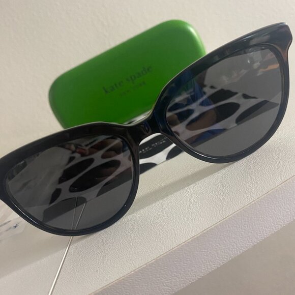 Kate Spade Cayenne Polarized Gray Cat Eyed Sunglasses